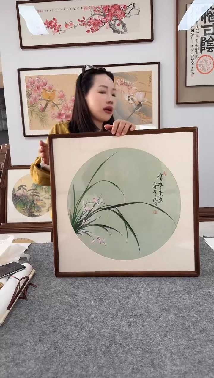 书法金世坤1-53*53绘画手绘同款