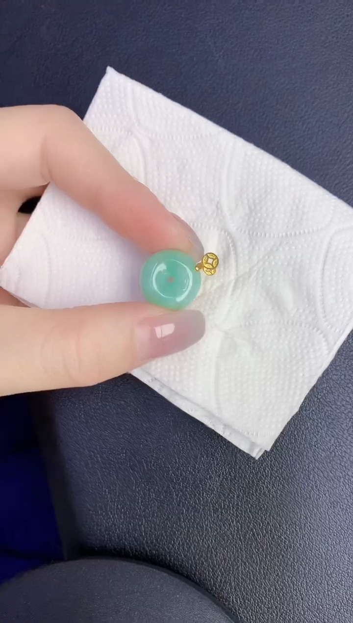 颈饰未镶嵌翡翠缅甸天然翡翠A货