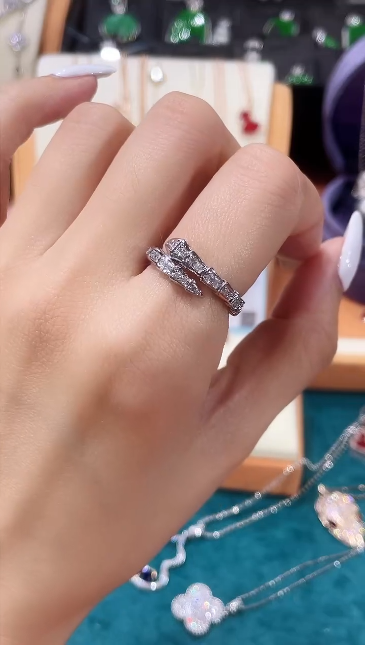 【闪购商品】钻石戒指/指环18K金镶嵌戒指10-20