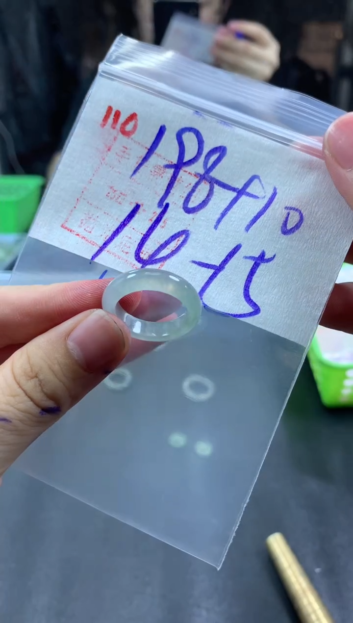 未镶嵌定制翡翠桐戒圈14-15#208毛货需精细抛光