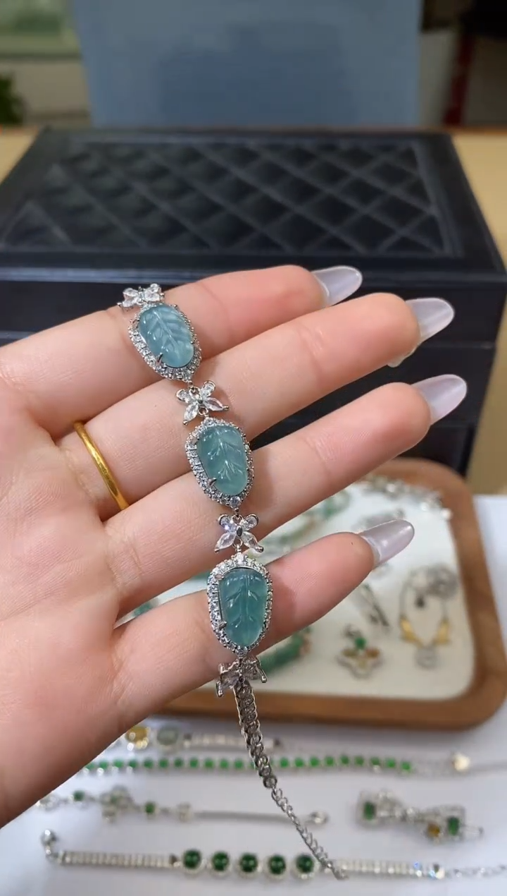 【闪购商品】翡翠手链未镶嵌天然A货翡翠（多样性发一）