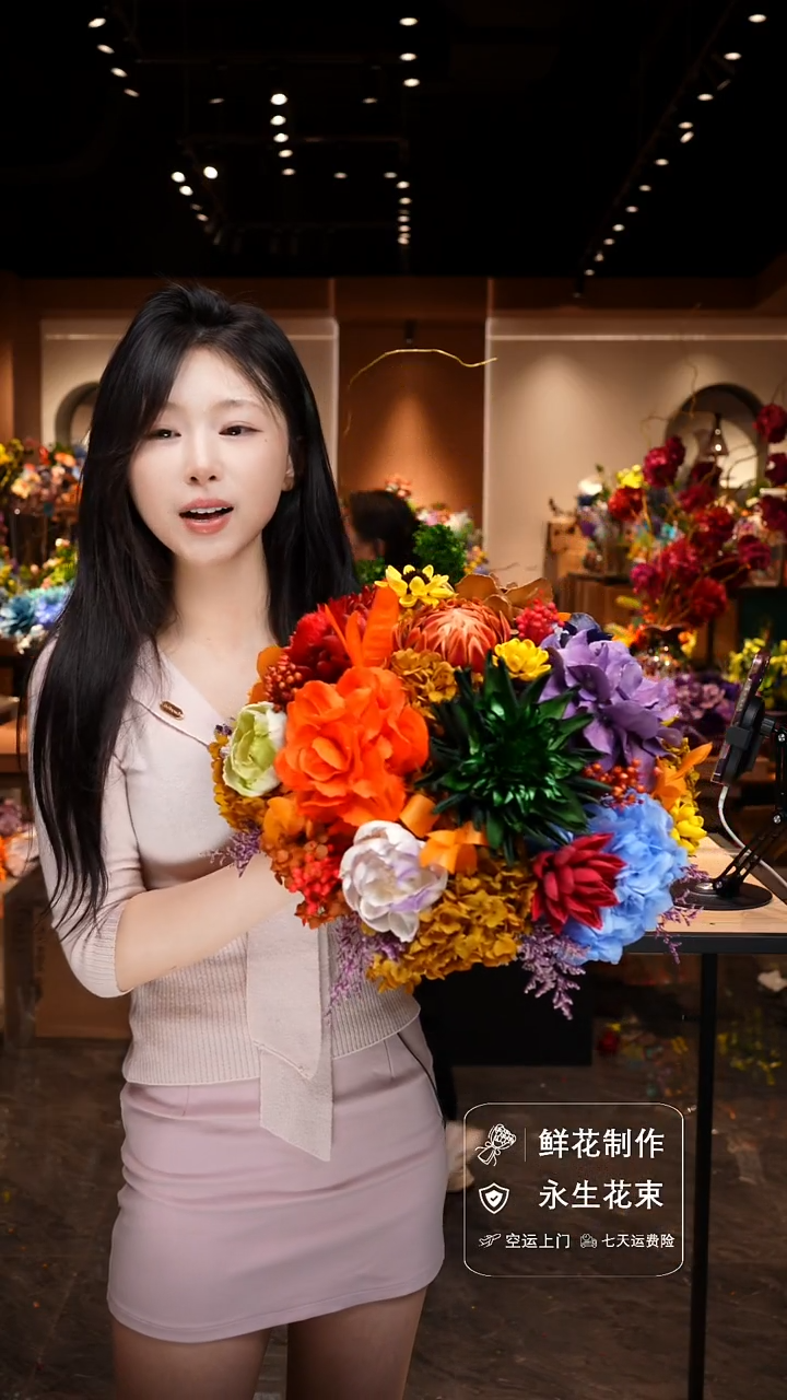 琉璃手工艺品手工花器花束空运包邮送货上门-以图片为准