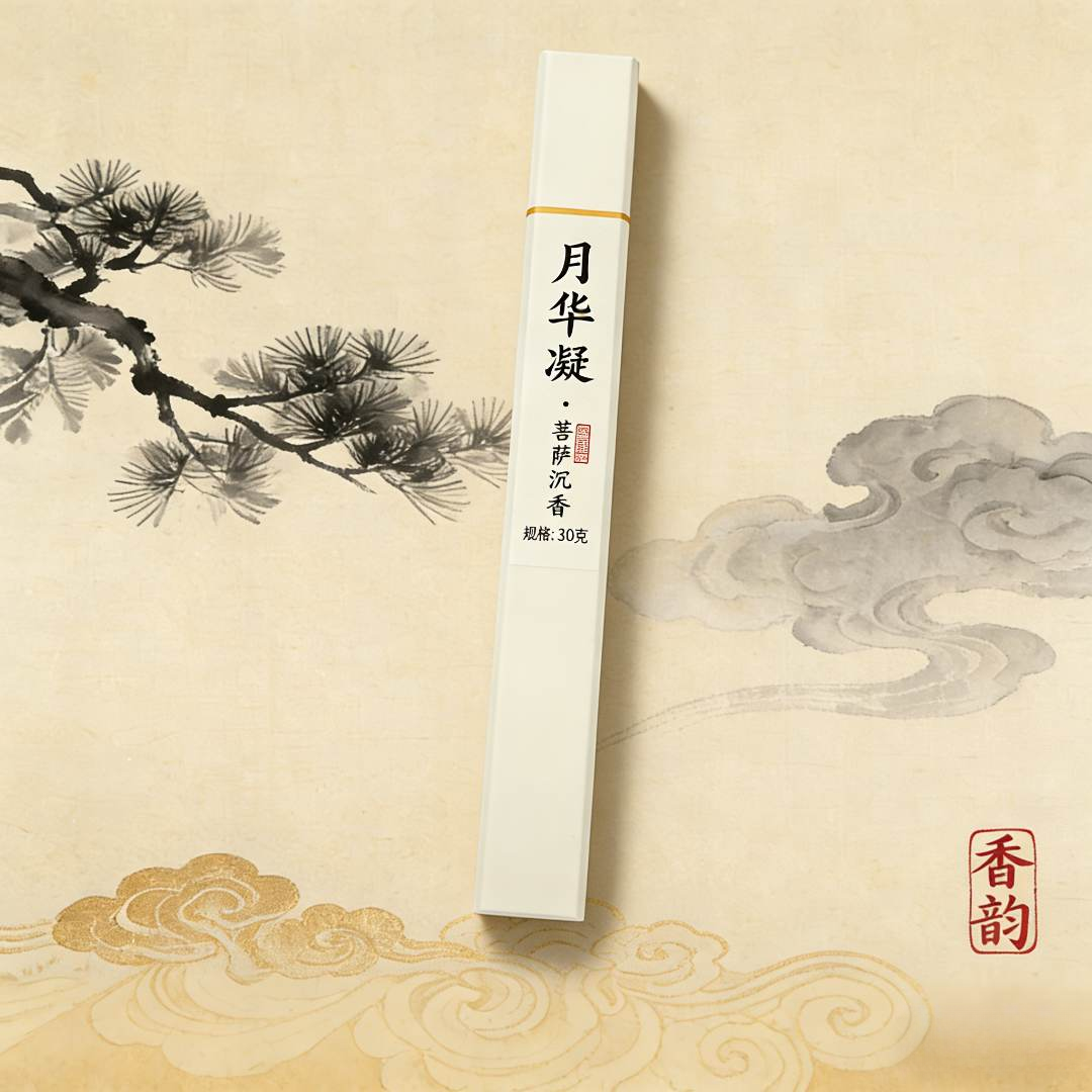 线香【月华凝】菩萨沉香 纯天然手工制香持久留香室内香薰