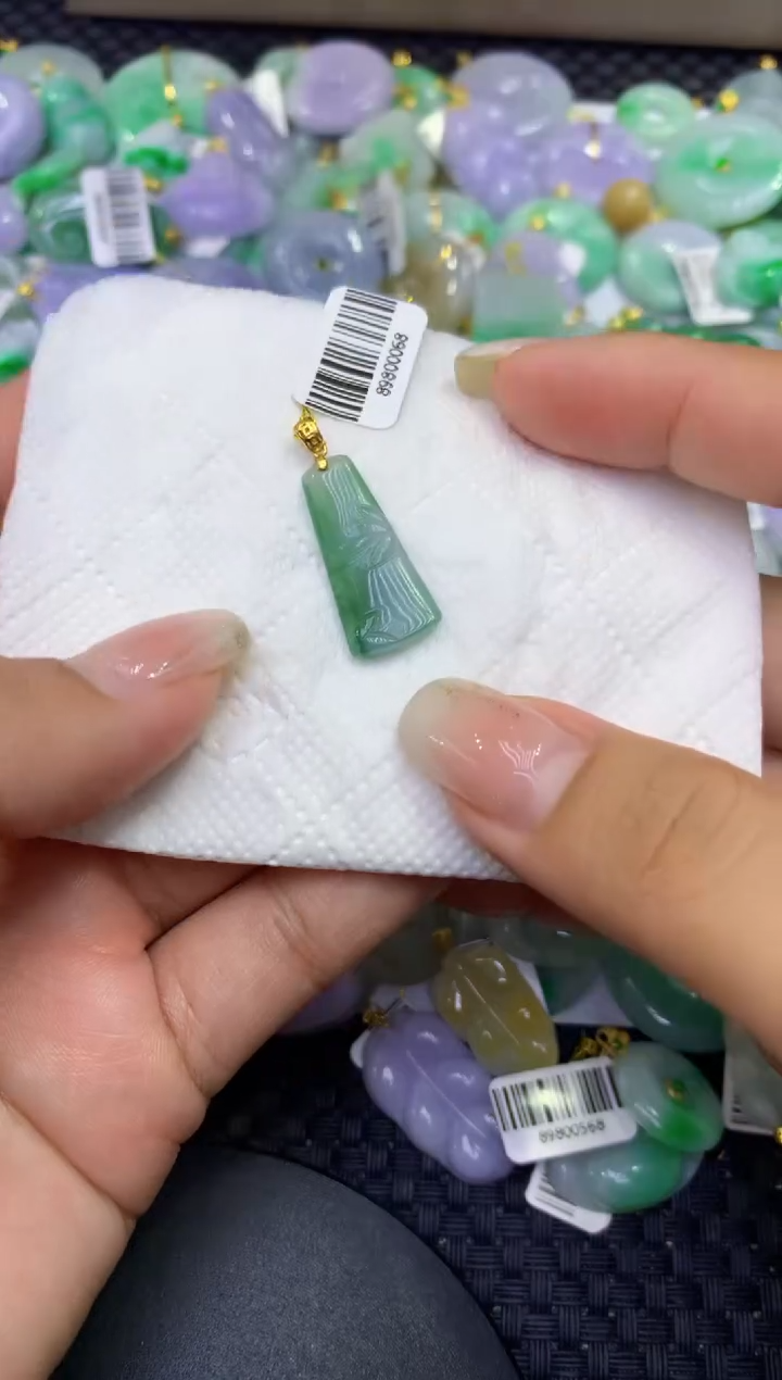 颈饰未镶嵌翡翠天然缅甸A货翡翠