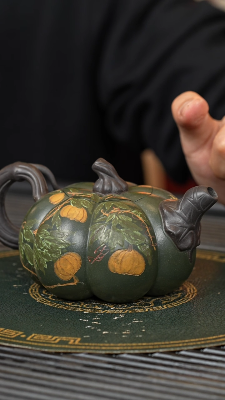 【闪购商品】紫砂茶壶WPR 双色工艺 南瓜 300cc