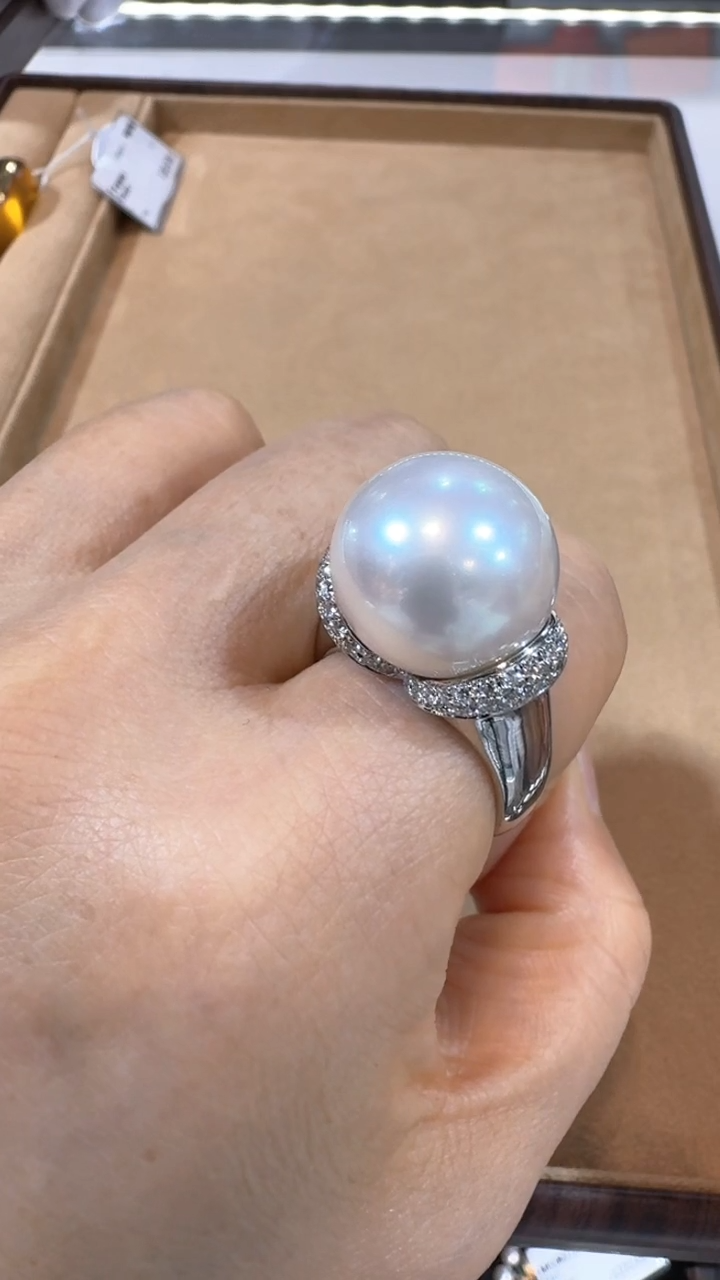 【闪购商品】海水珍珠戒指未镶嵌戒指