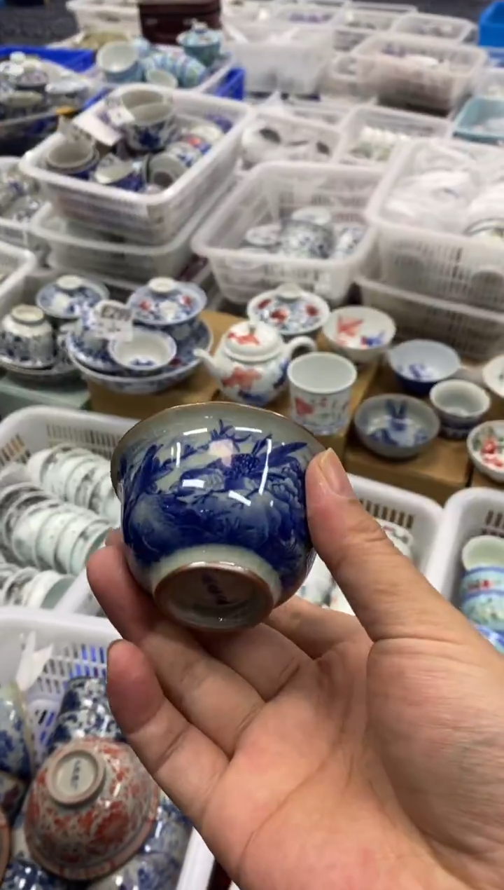 摆件陶景德陶瓷茶具小的容量约40