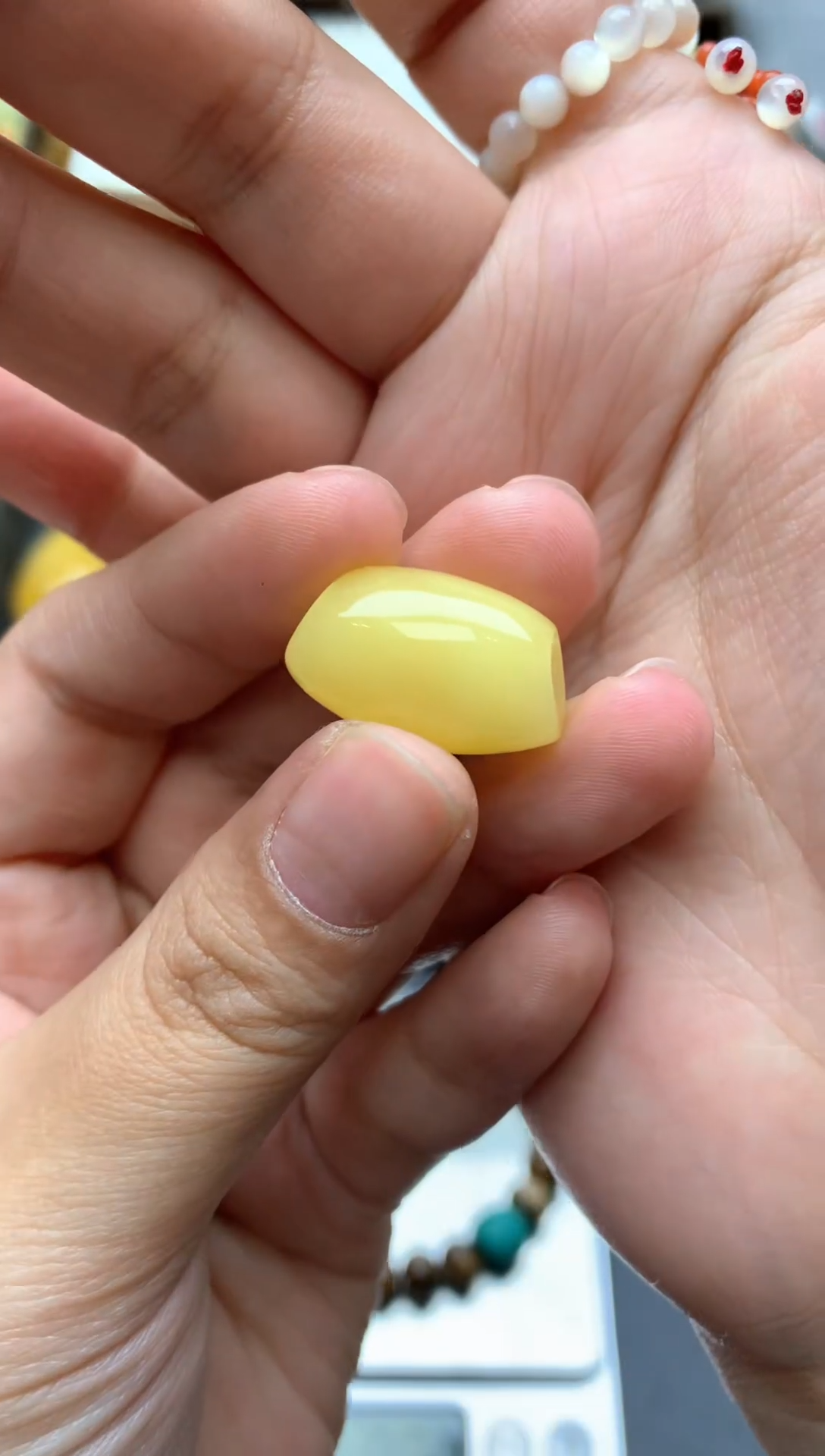 【闪购商品】琥珀珠宝奇石未镶嵌078琥珀蜜蜡花粉小坑