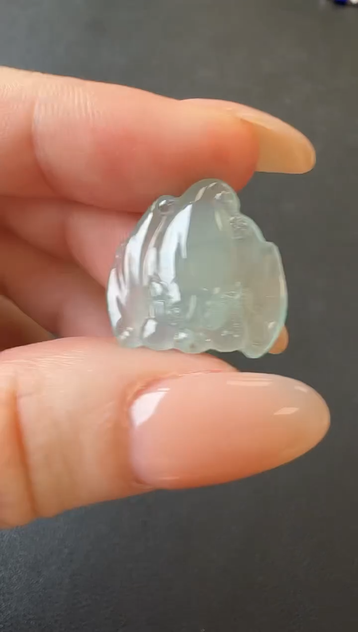 颈饰未镶嵌翡翠吊坠 没有鉴赏期