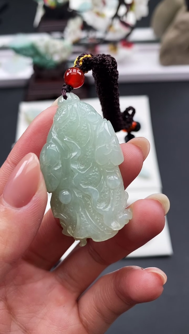 【闪购商品】翡翠颈饰未镶嵌天然缅甸A货翡翠