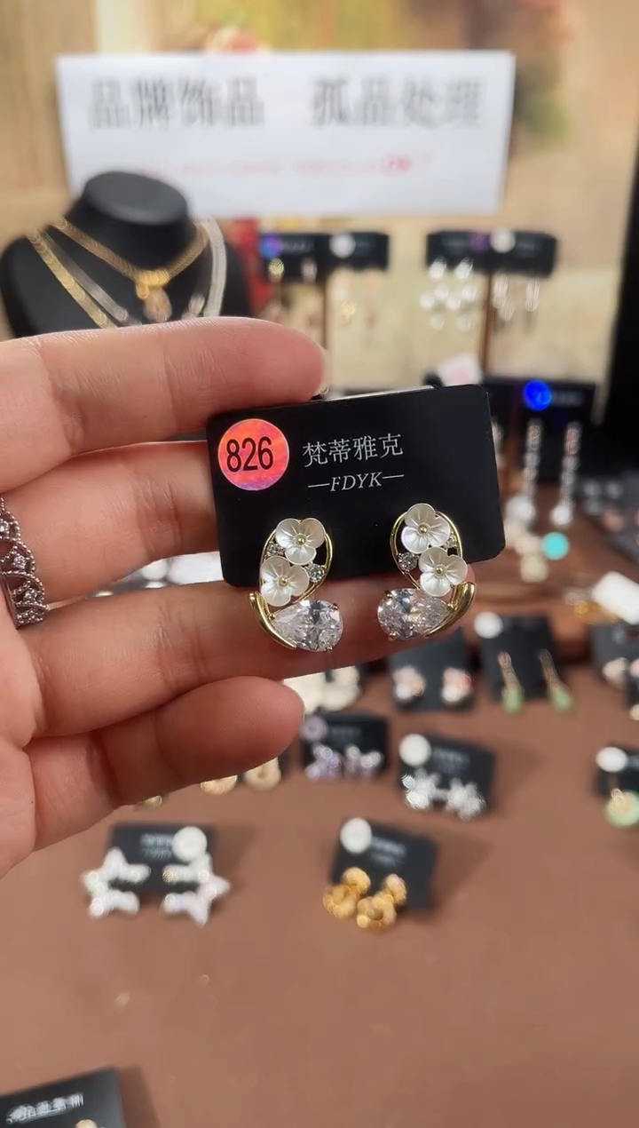 合金925银锆石梵826