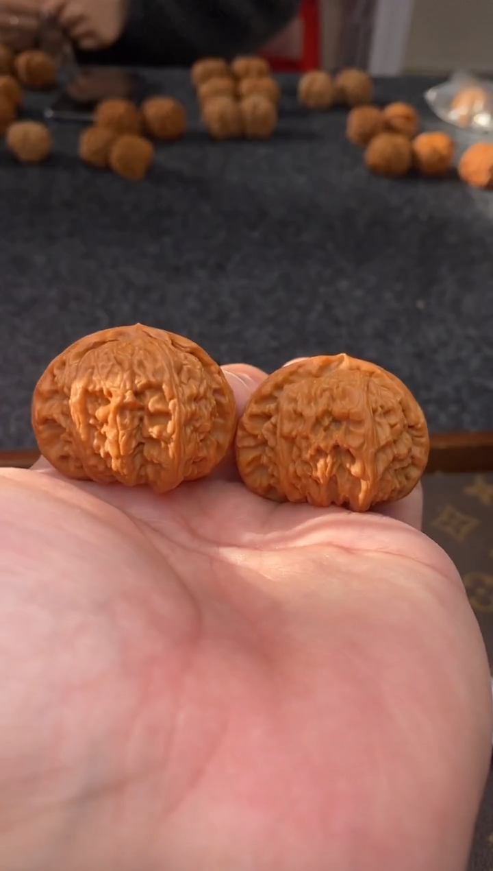 把件文玩核桃B178号40尺白狮子