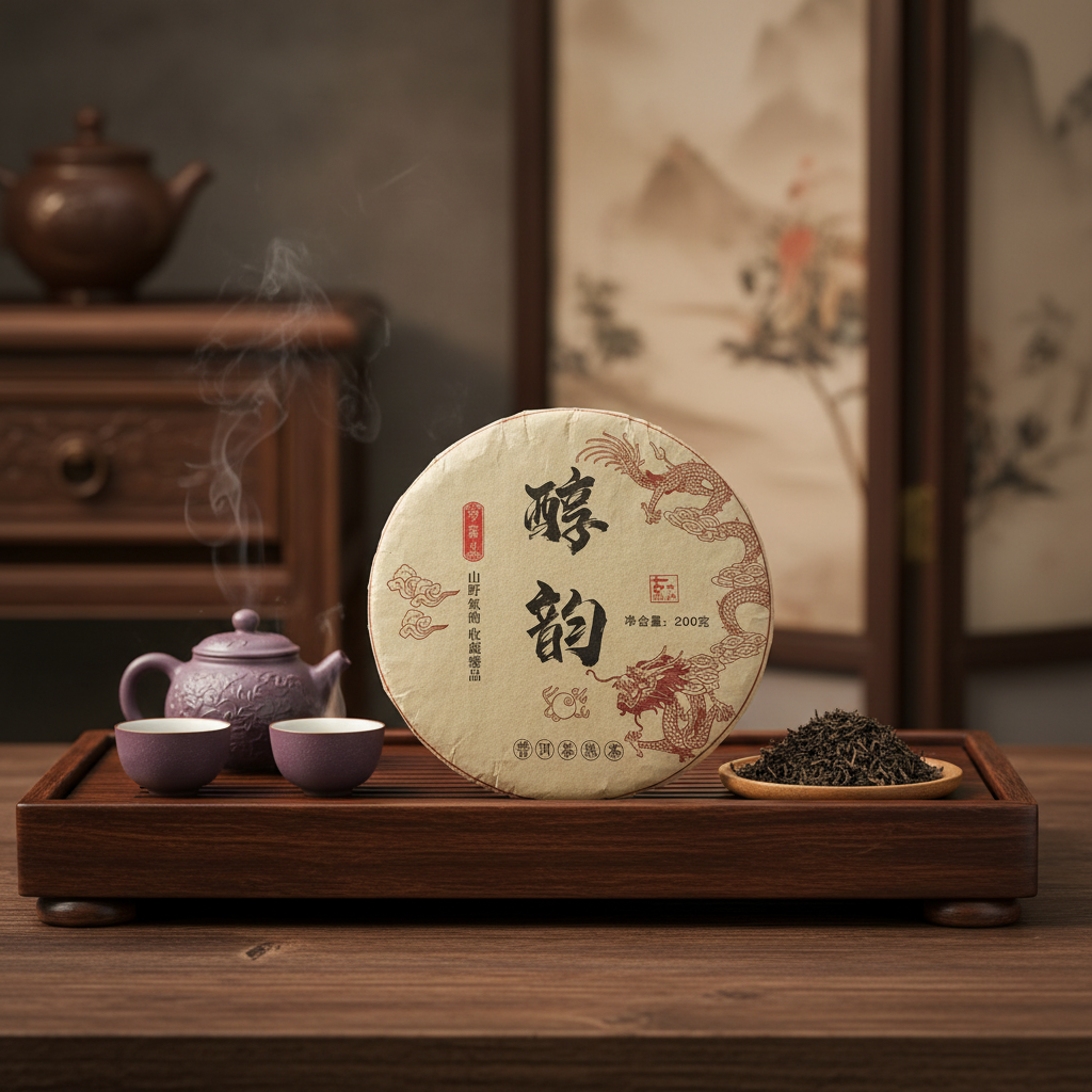 2021年老熟茶茶饼