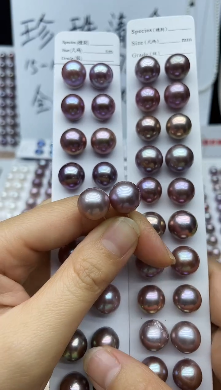 【闪购商品】银S925镶嵌淡水珍珠耳饰耳钉多其性发其一