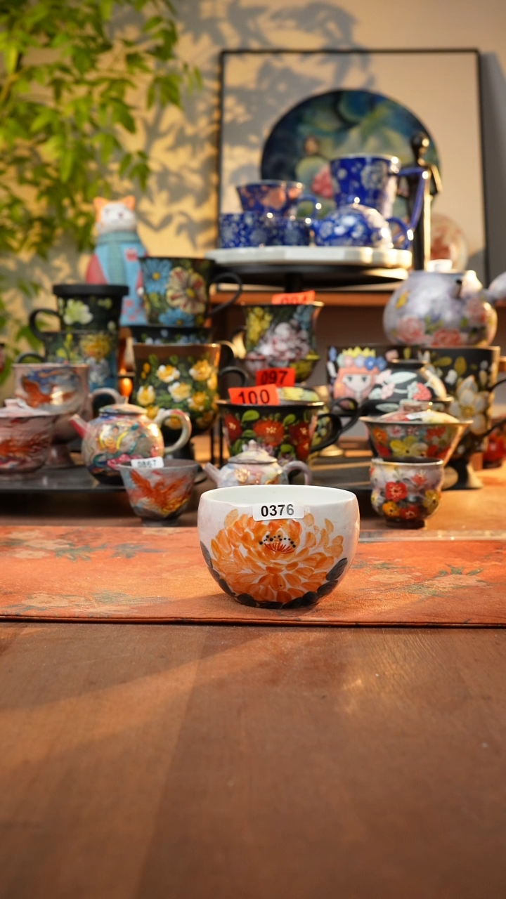 瓷片景德镇手工手绘376