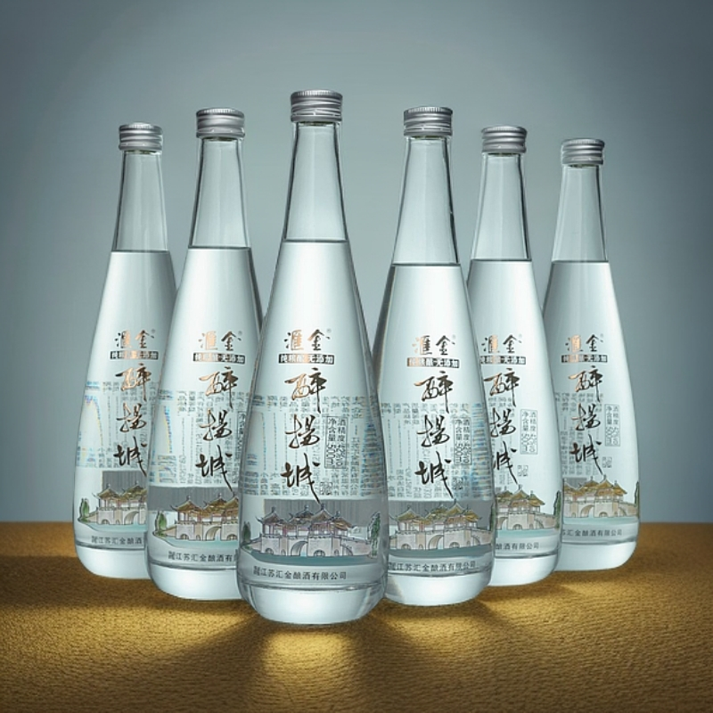 汇金【醉扬城】扬州纯粮酿造口粮酒清香型优级整箱6瓶装42度500ml*6