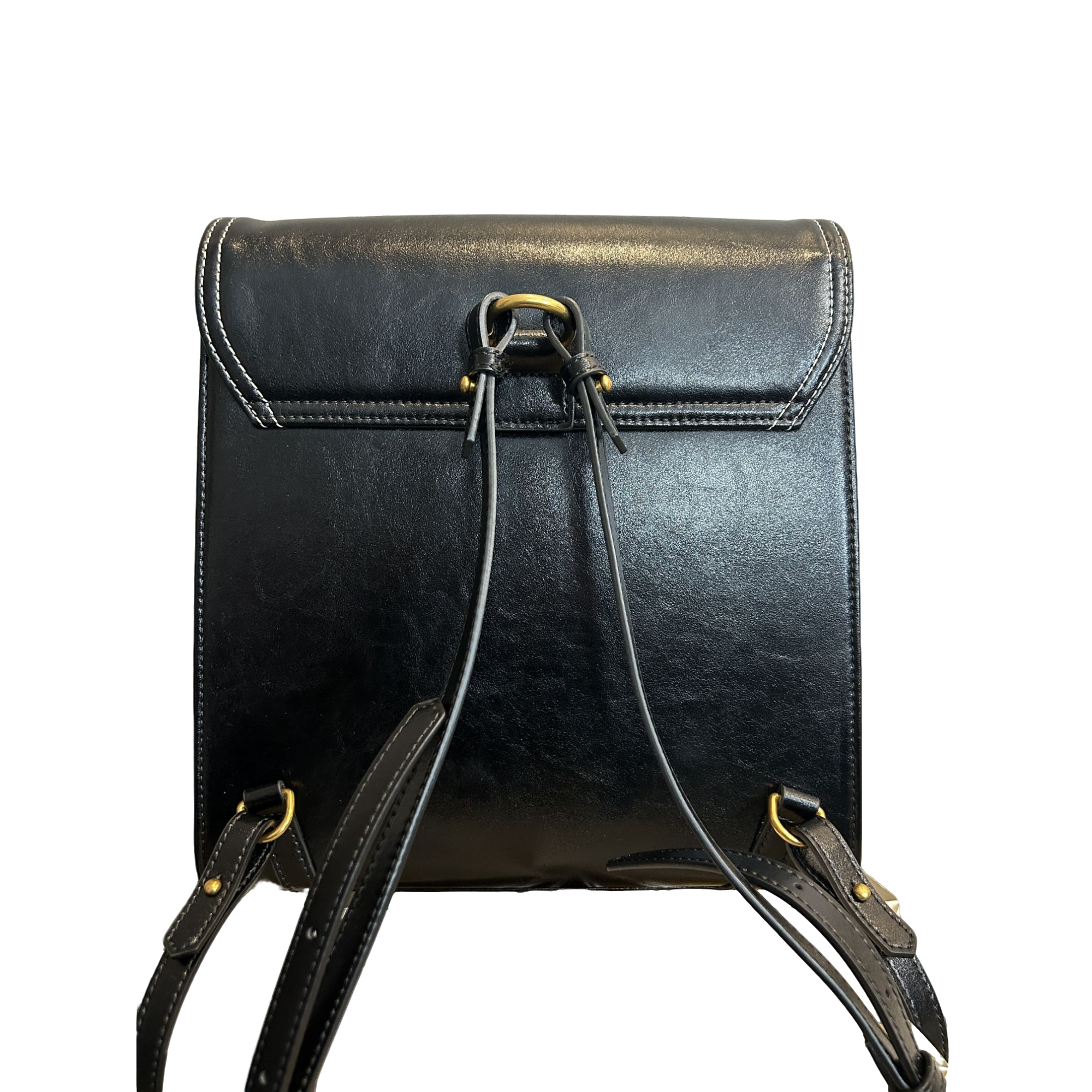 TOLEX2025新款手工时尚高双肩女包黑色