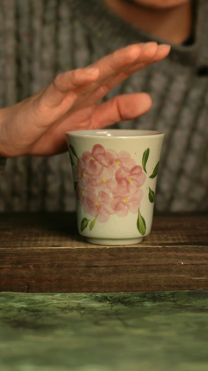 釉下彩手工手绘瓷器青诗集手工手绘瓷器