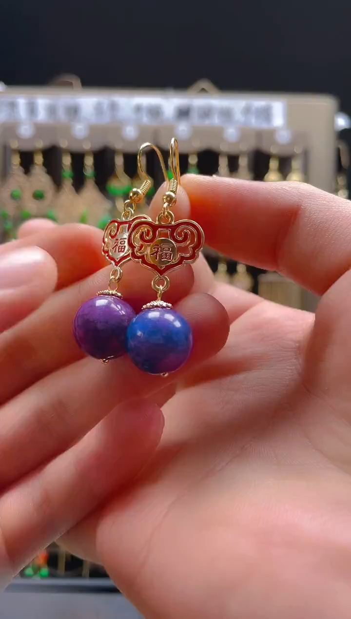 【闪购商品】玛瑙/玉髓耳饰合金02玛瑙饰品