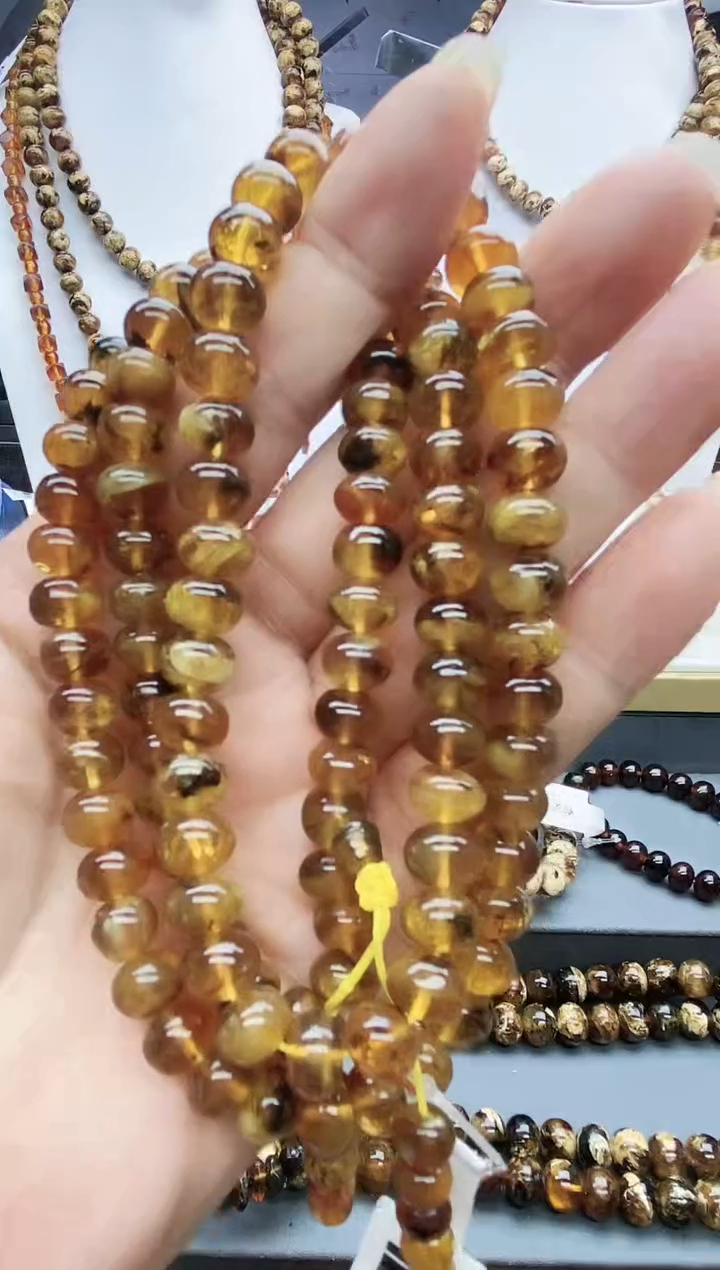【闪购商品】琥珀颈饰未镶嵌8琥珀