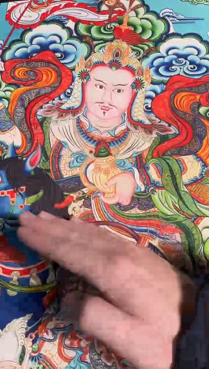 卷轴画曦曦的唐卡tk160