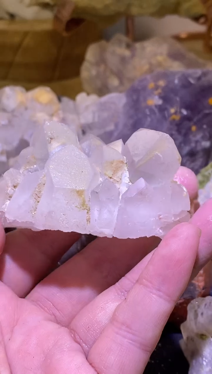 未镶嵌珠宝半成品水晶50号85g四川超七花园水晶