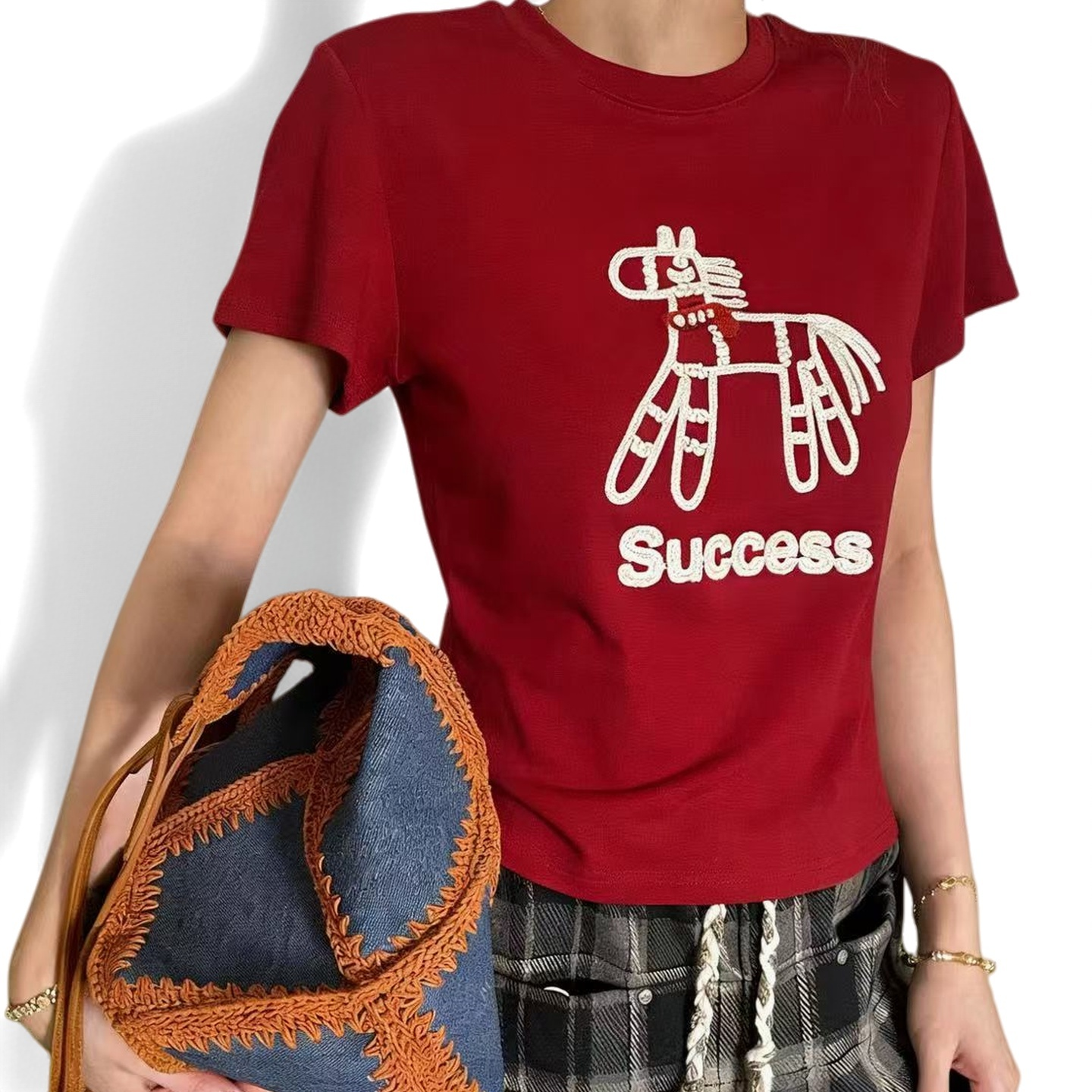 爆单猪家马到成功T恤