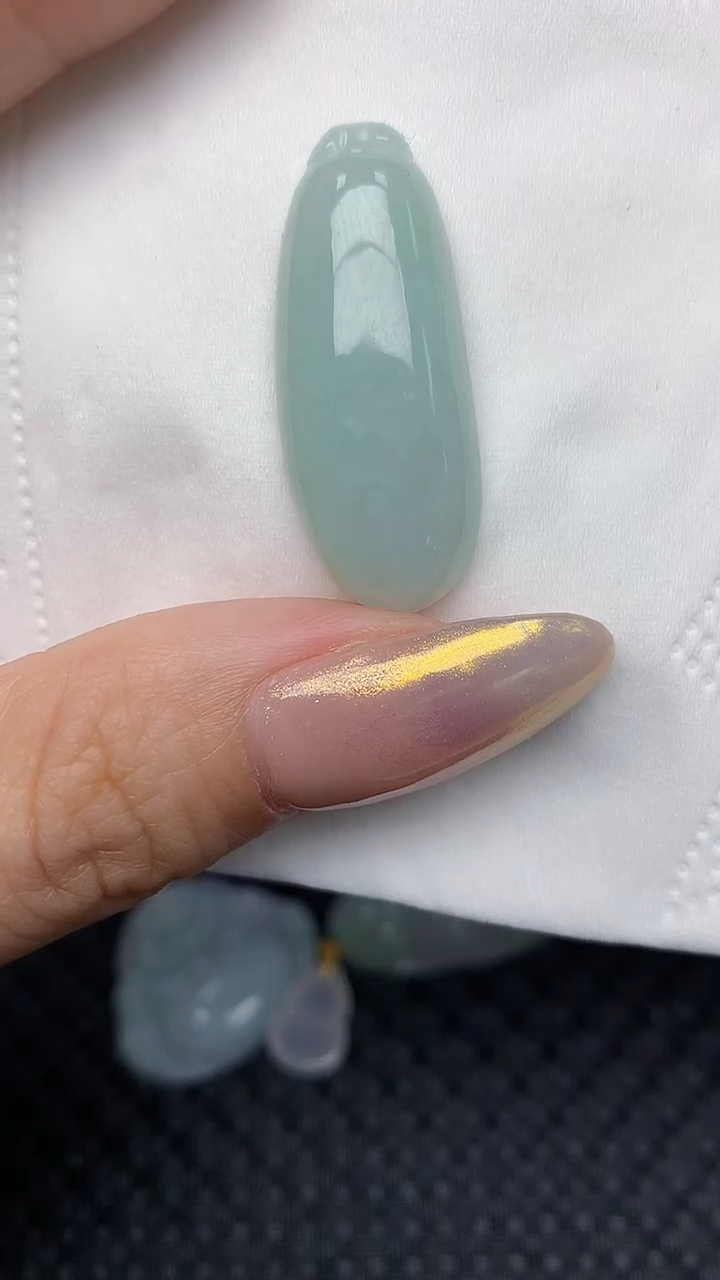 【闪购商品】翡翠颈饰18K金镶嵌天然翡翠a货