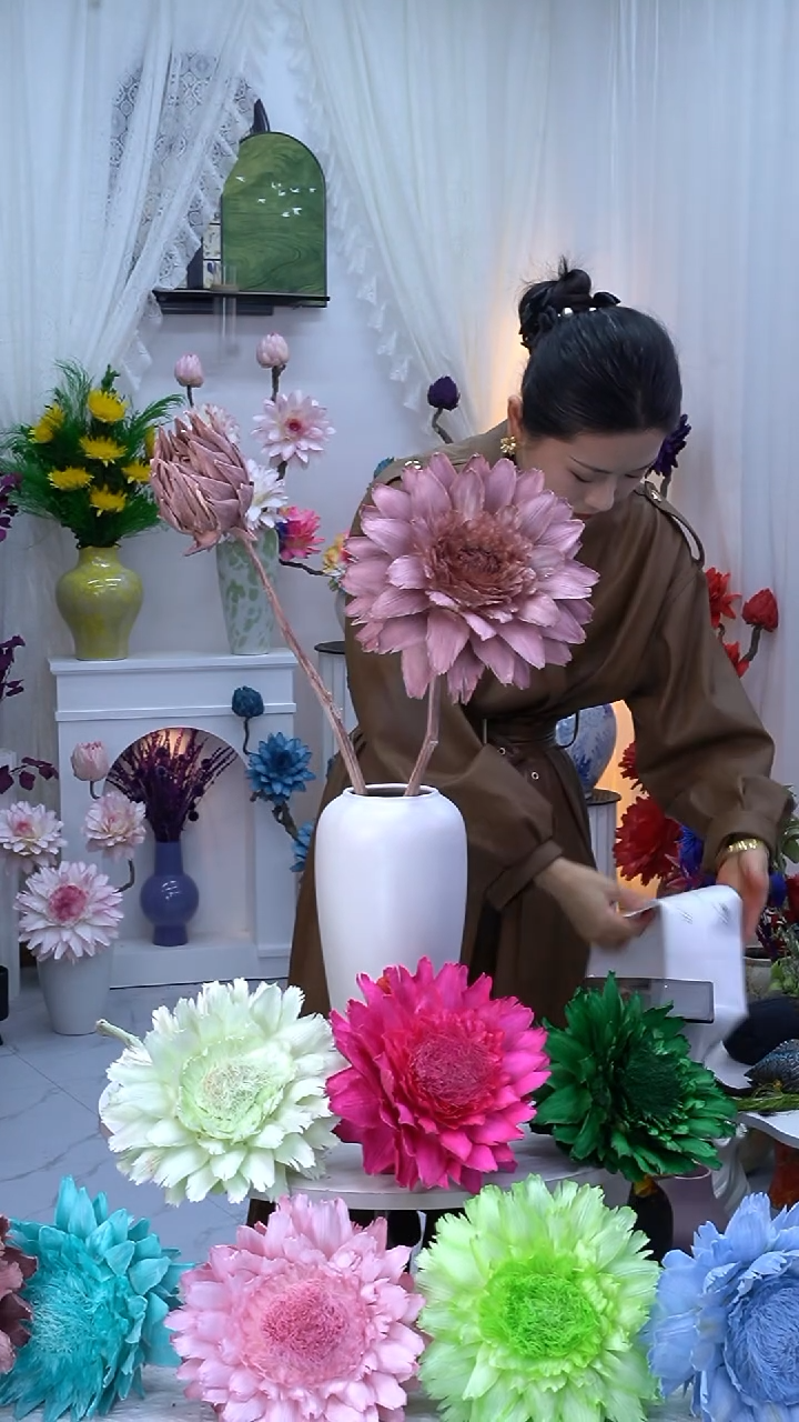 永生洋蓟卡粉2头【微瑕】8300