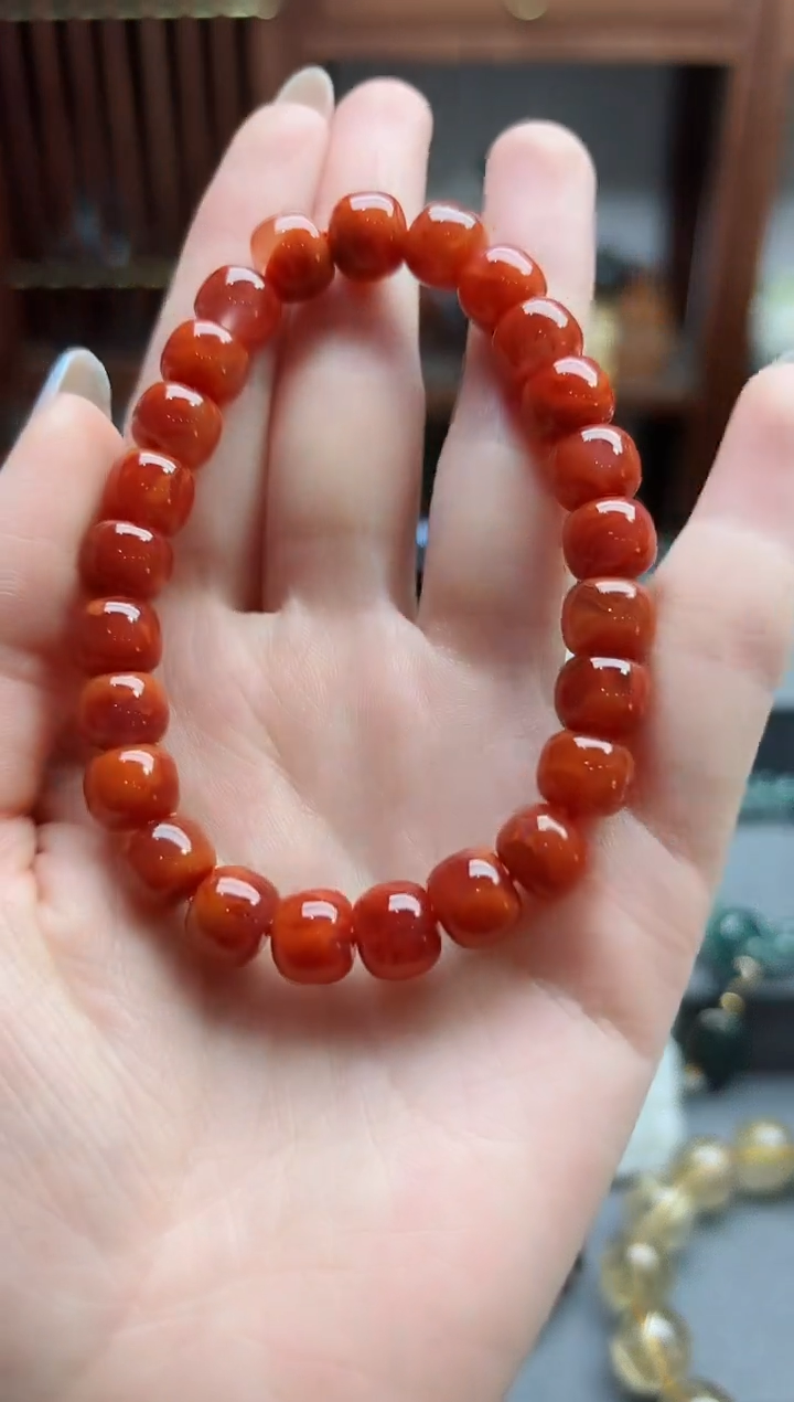 【闪购商品】南红玛瑙手串未镶嵌南红手串*1 JYD