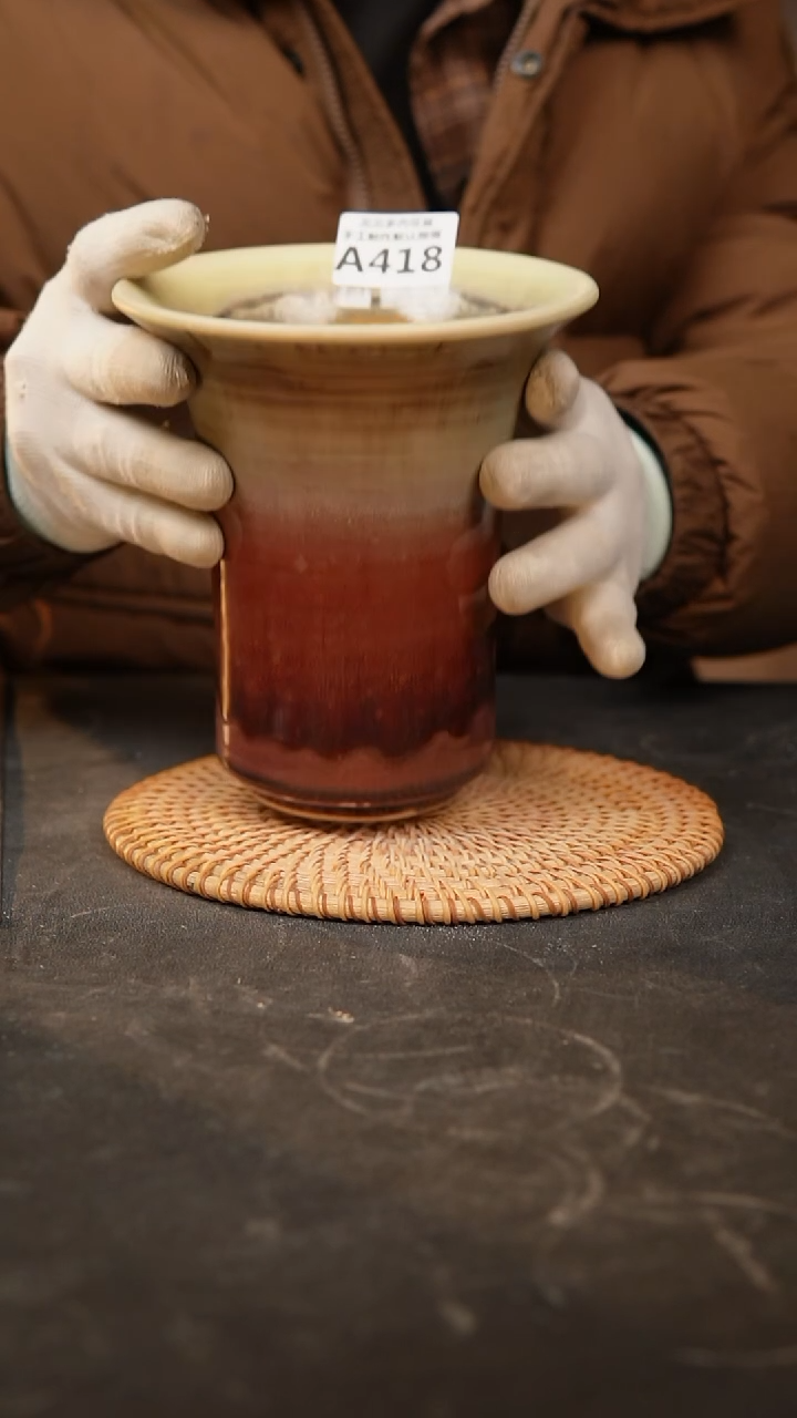 【闪购商品】瓷片418泥泥手工花盆