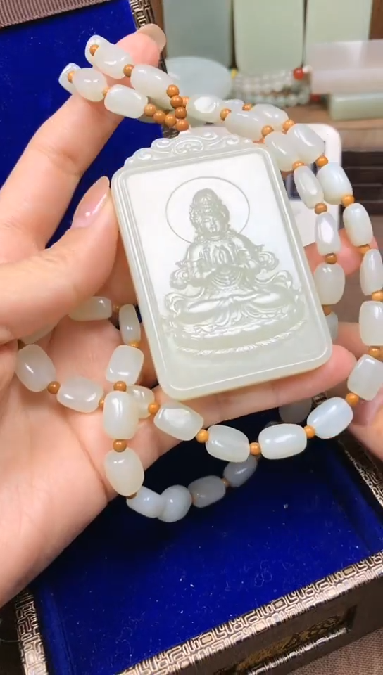 颈饰未镶嵌和田玉用****73317