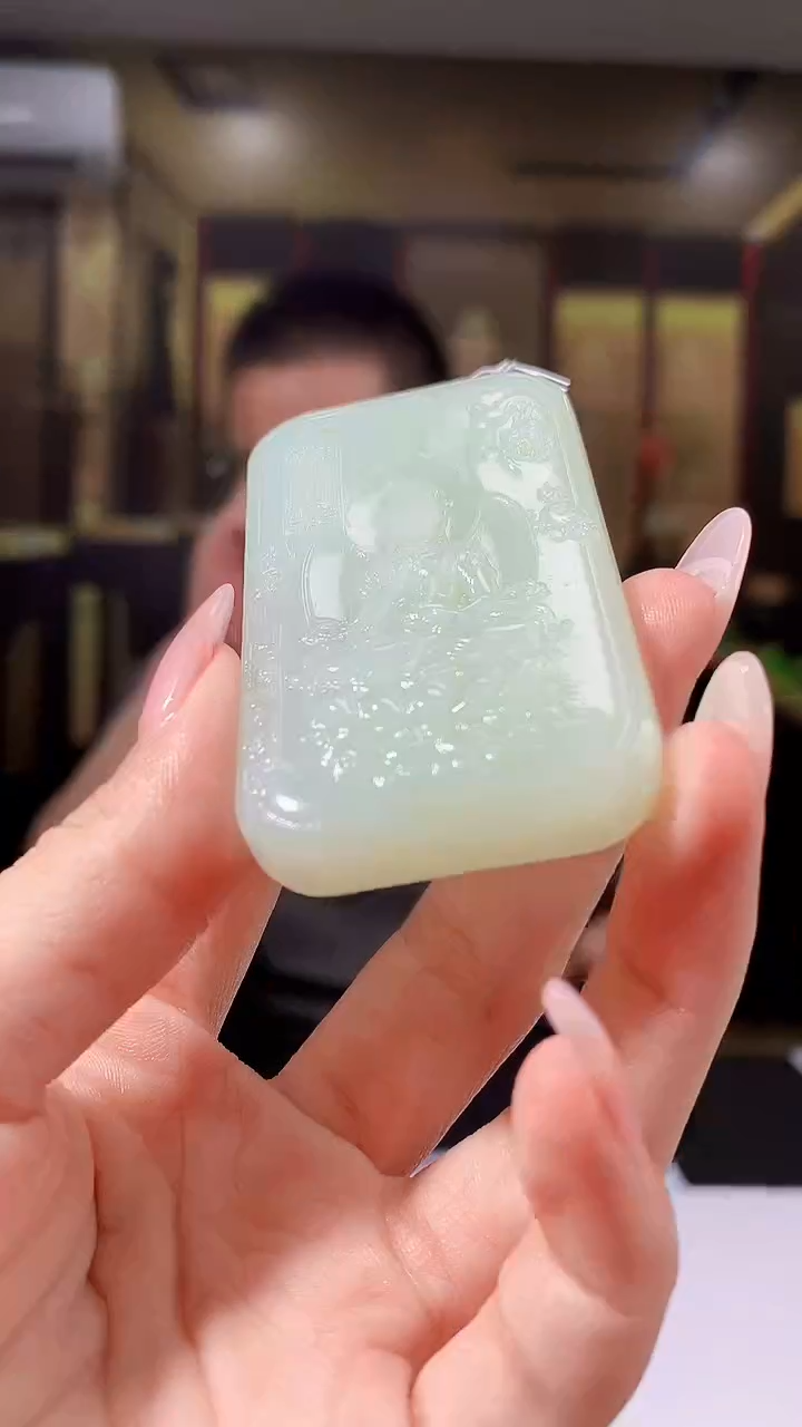 定制和田玉老厂长匠心馆和田玉