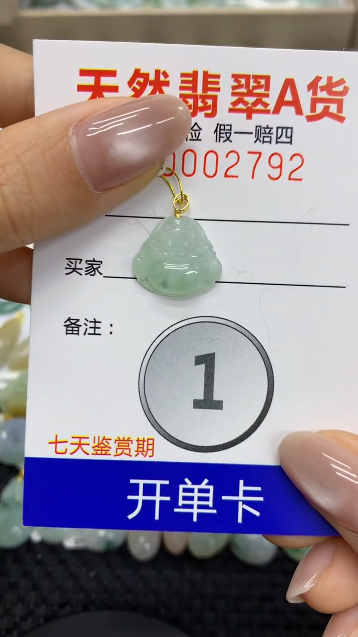 【闪购商品】翡翠颈饰18K金镶嵌11111111111