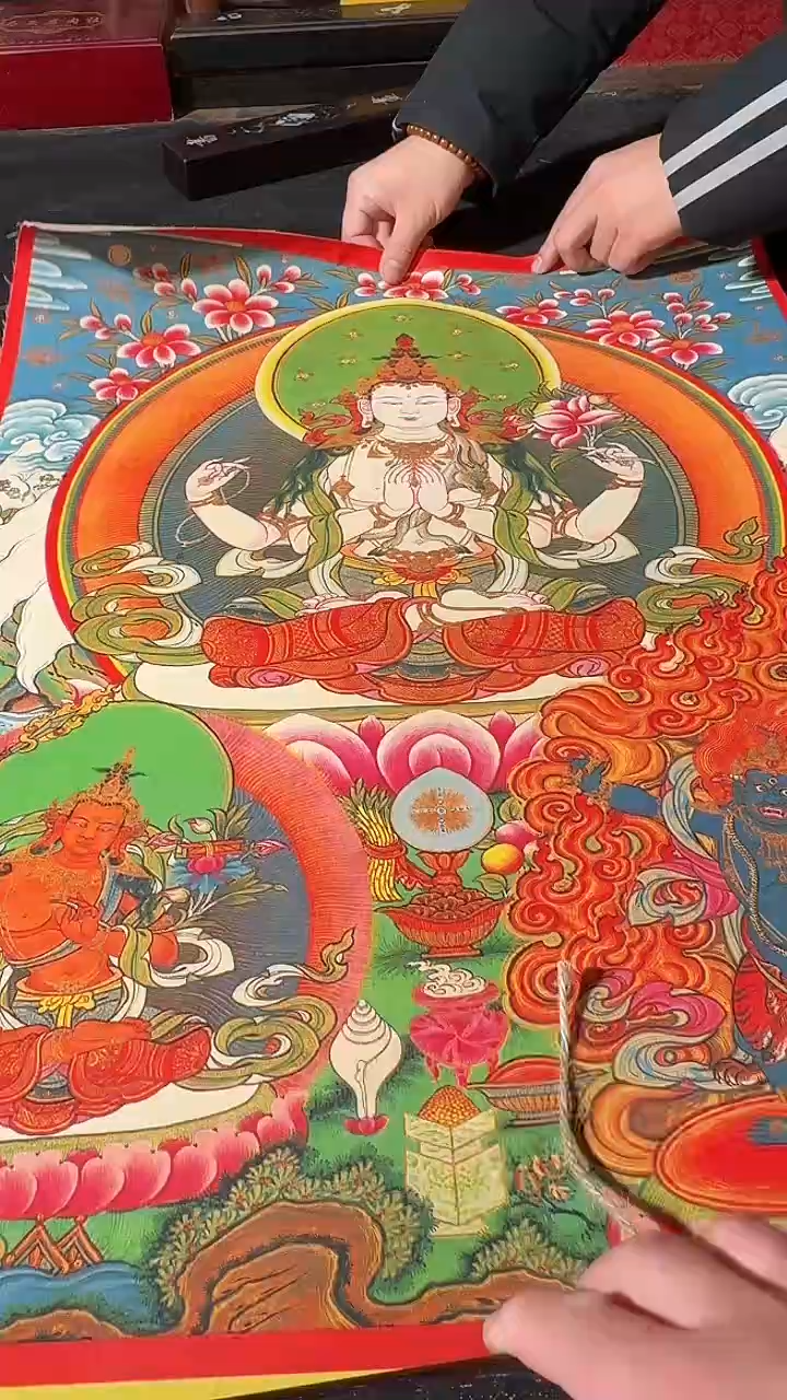 卷轴画藏式珍藏彩绘艺术馆45
