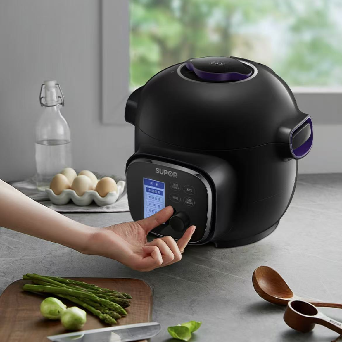 SUPOR/苏泊尔多面手料理快锅30YX98电压力锅神器全自动