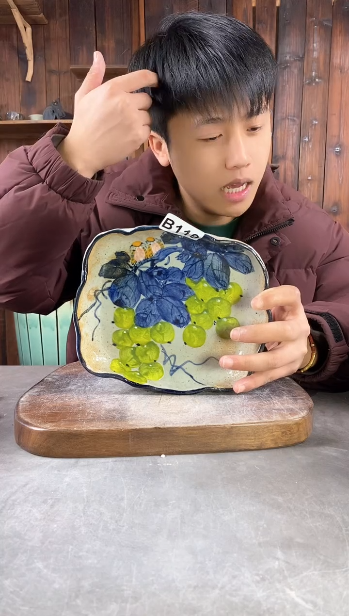 【闪购商品】碗119，手工手绘，新年快乐！