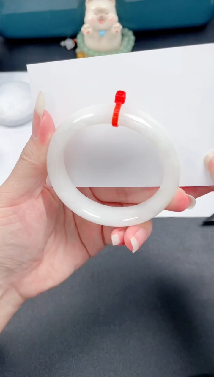 和田玉（白玉）手镯未镶嵌175-54.5