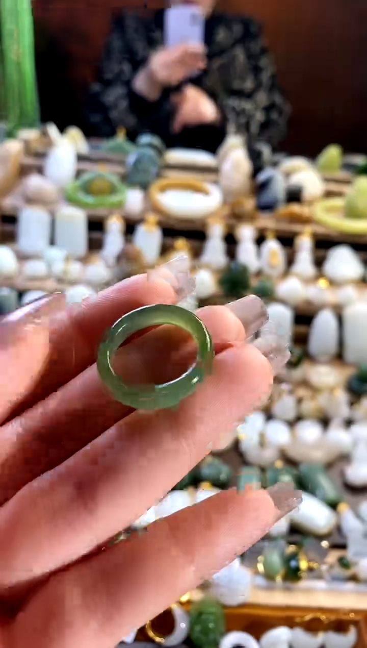 【闪购商品】和田玉戒指未镶嵌17