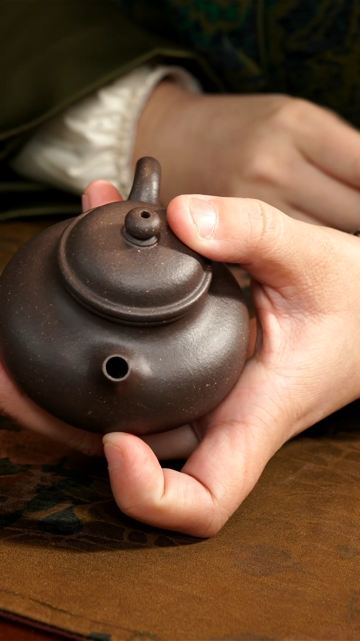 茶壶紫砂天青容天小壶