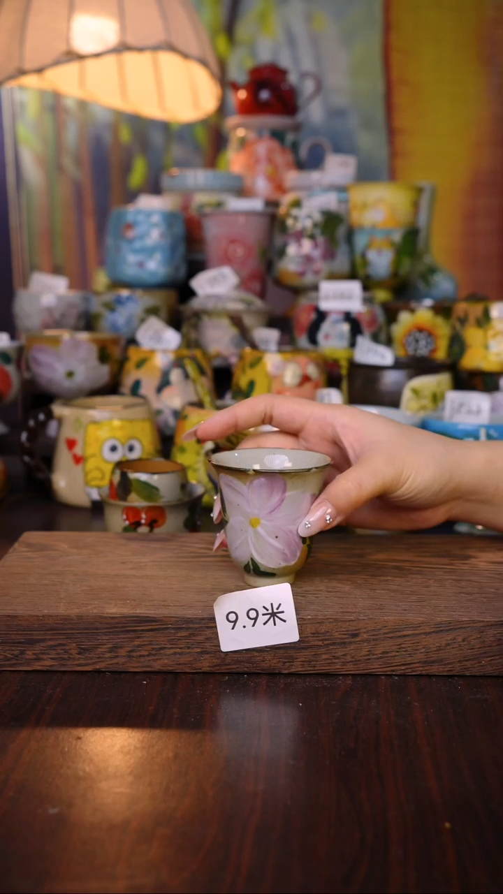 摆件泥垚手作 景德镇手工手绘陶瓷器物