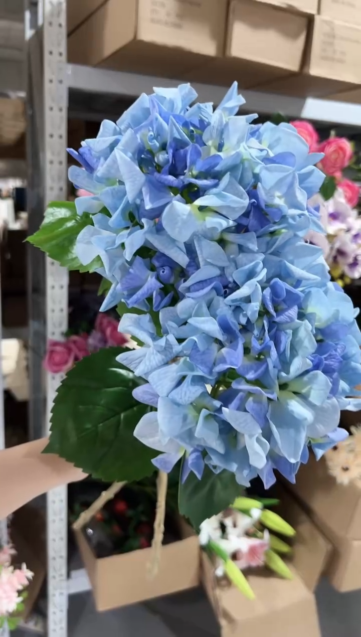2枝蓝色手感保湿绣球