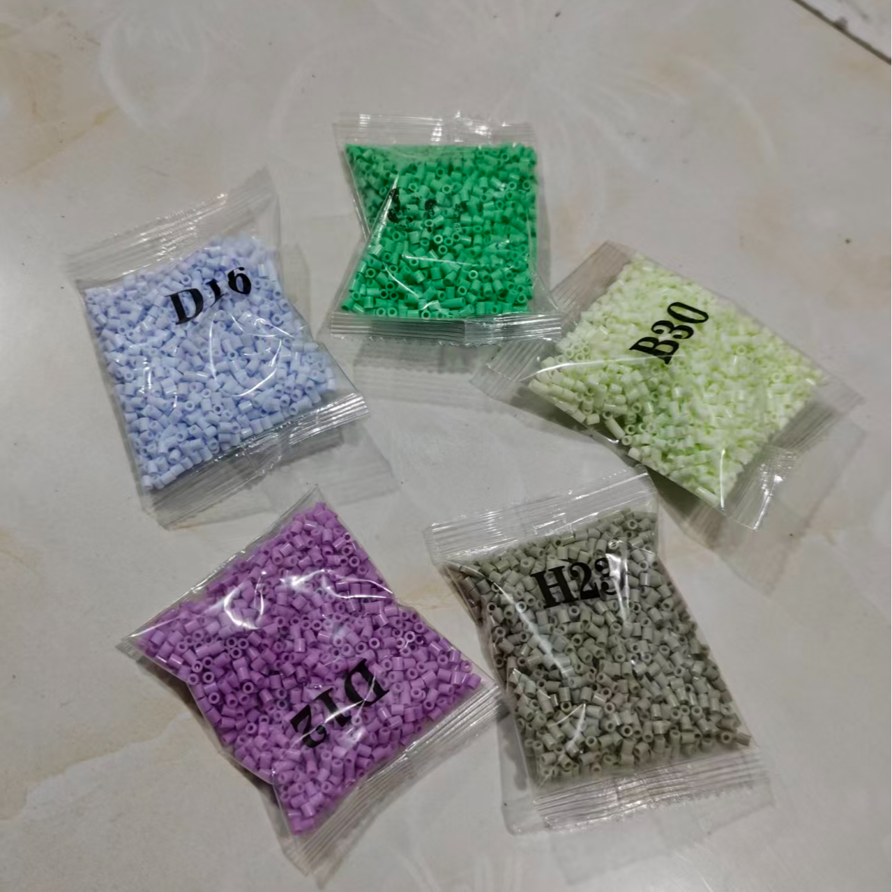 Pixel Bean拼豆5包12g补充包试吃装MARD同色高品质融合豆