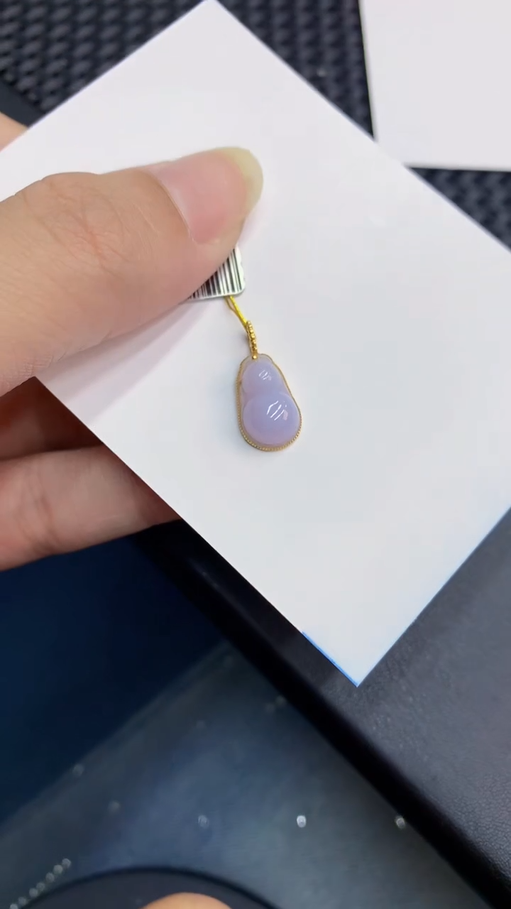 【闪购商品】翡翠颈饰18K金镶嵌           8