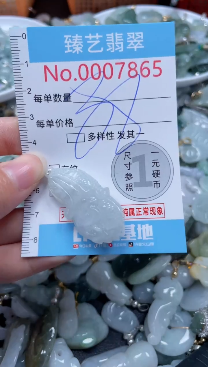 颈饰未镶嵌翡翠7865