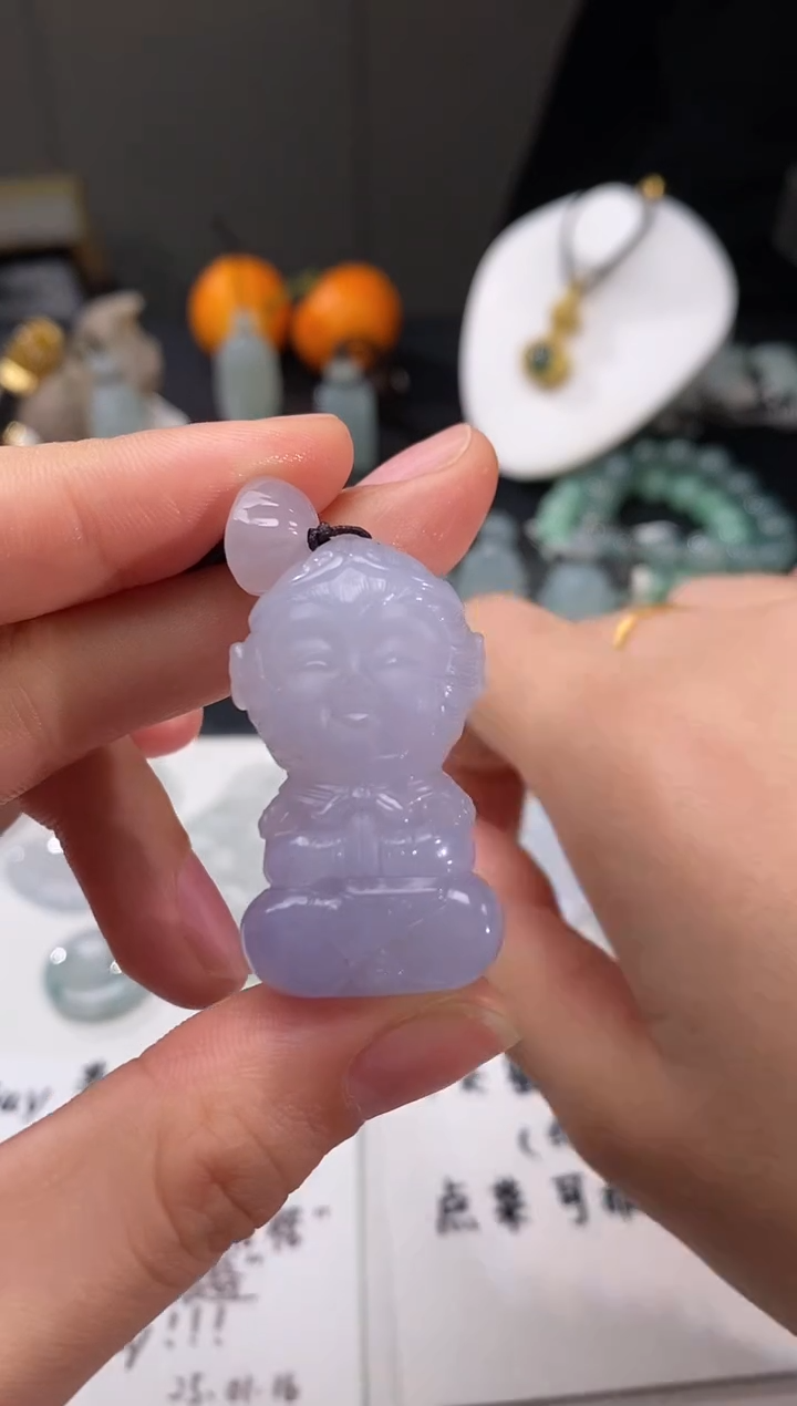 【闪购商品】翡翠颈饰未镶嵌悟空