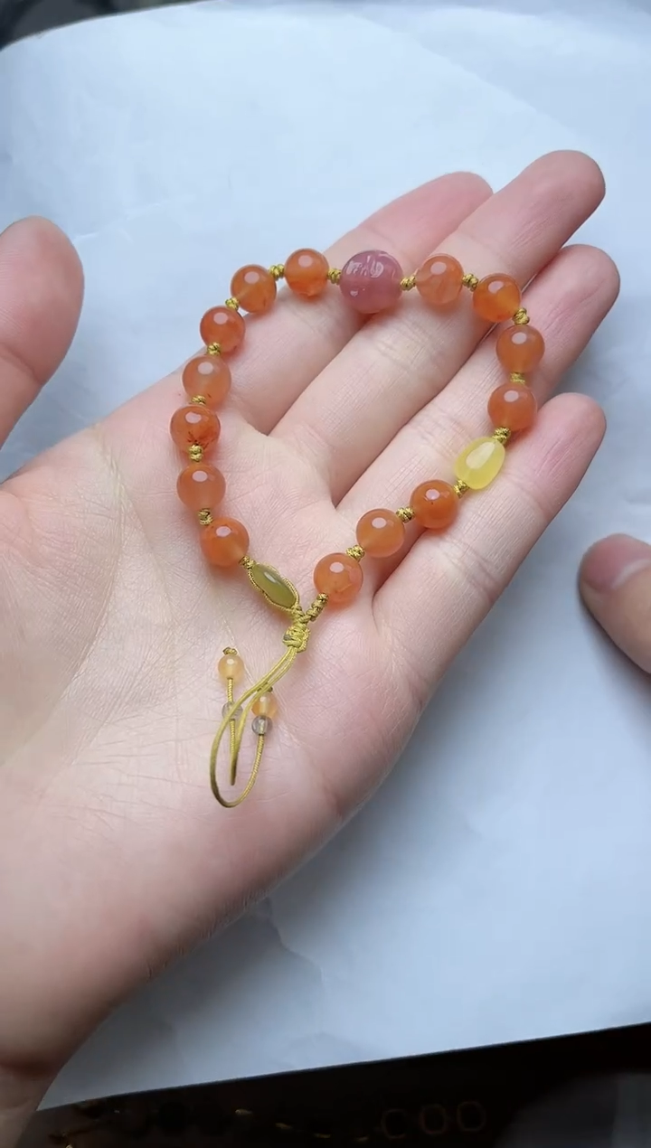 【闪购商品】南红玛瑙手串未镶嵌手串kk