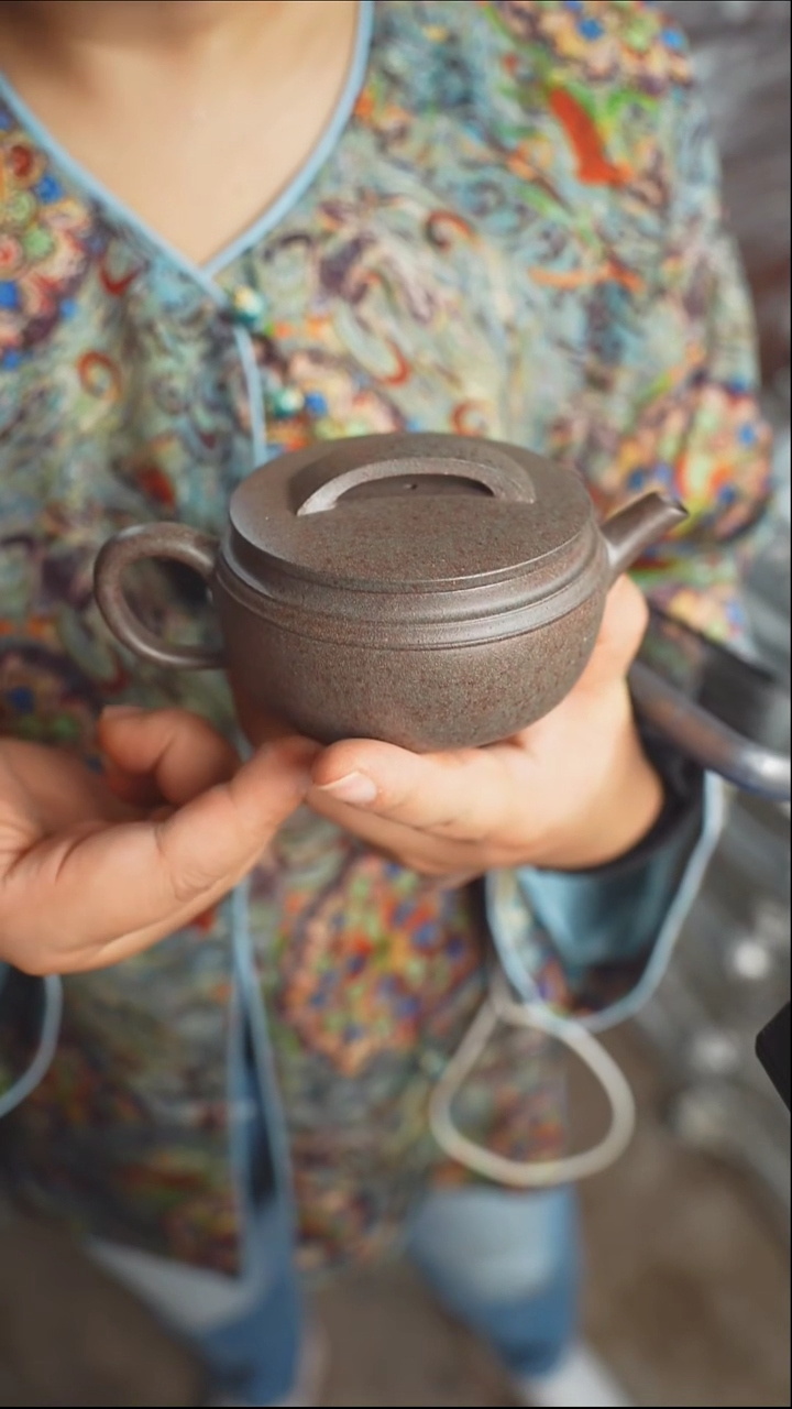 茶壶紫砂青段柴烧汉瓦