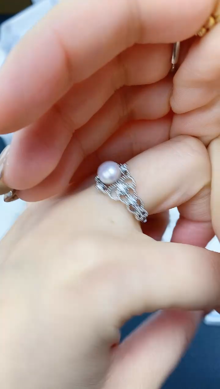 未镶嵌耳饰淡水珍珠jz1002