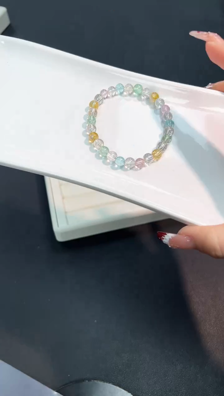 【闪购商品】水晶手串未镶嵌31c多样性发其一/1条默认微瑕